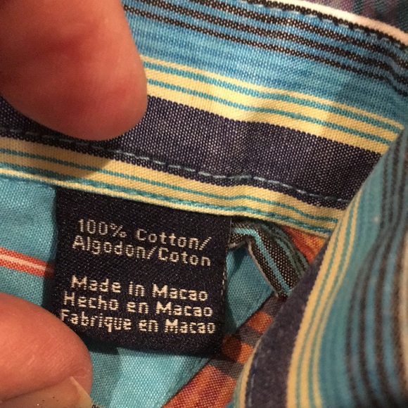 Roper Bright Plaid Country Western Button Up Shirt Long Sleeved Mens 2XL Resale - Picture 11 of 16